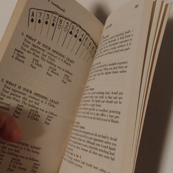 3/$13 Vintage Opening Leads and Signals in Contract Bridge 1969 by John Mallon - Picture 4 of 6
